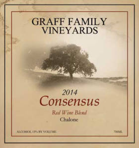 Consensus Blend from Graff Family Vineyards wine label